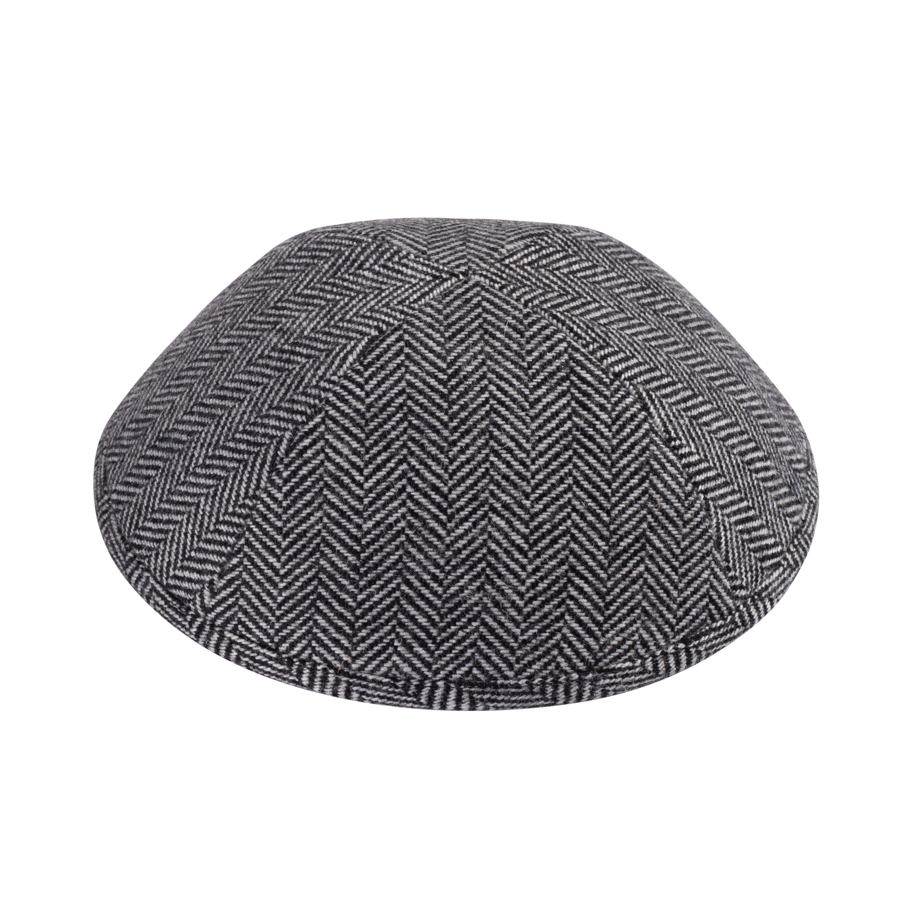 Gray Wool Kippah - iKippah by Judaica Square