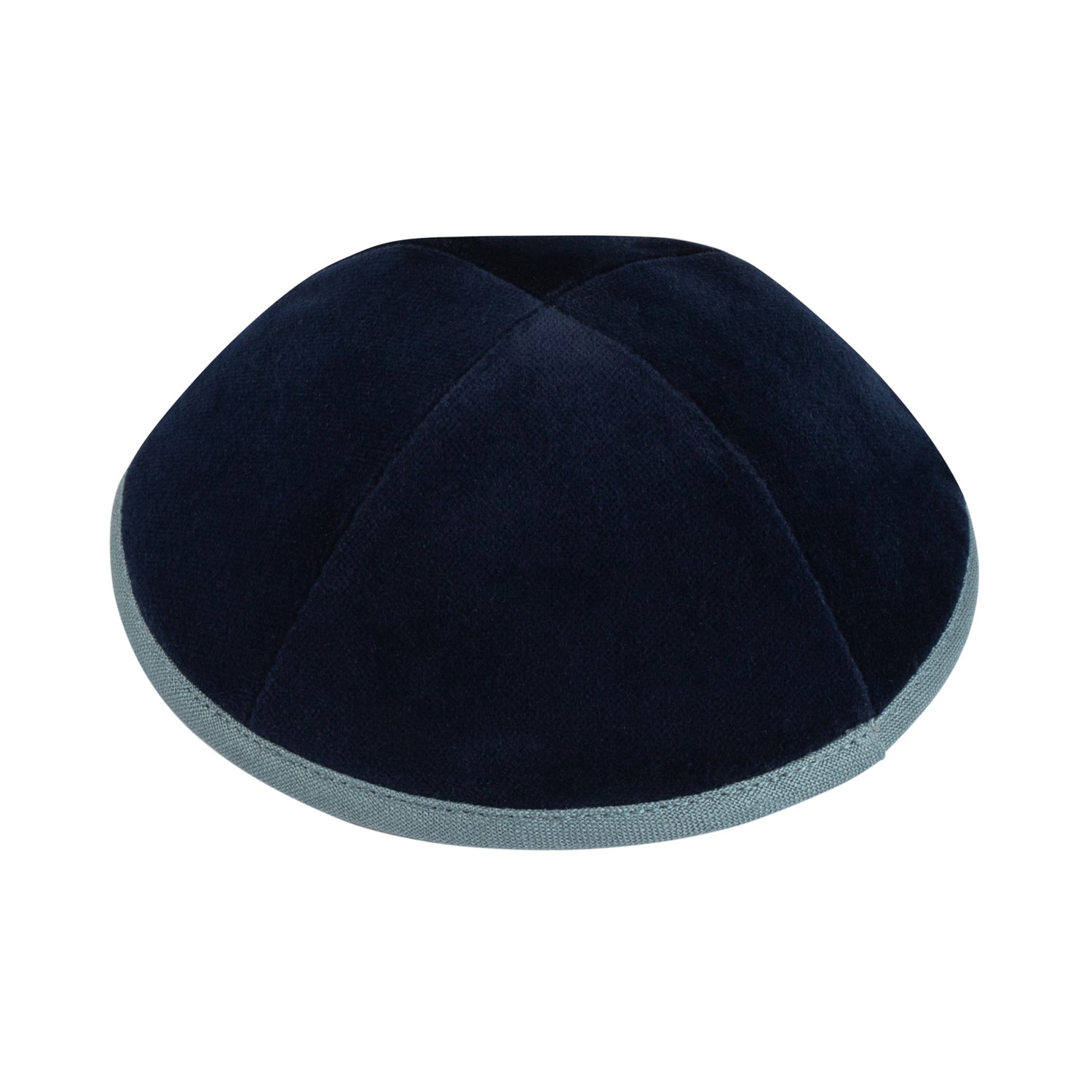 Navy Velvet Kippah for Bar Mitzvah - iKippah by Judaica Square
