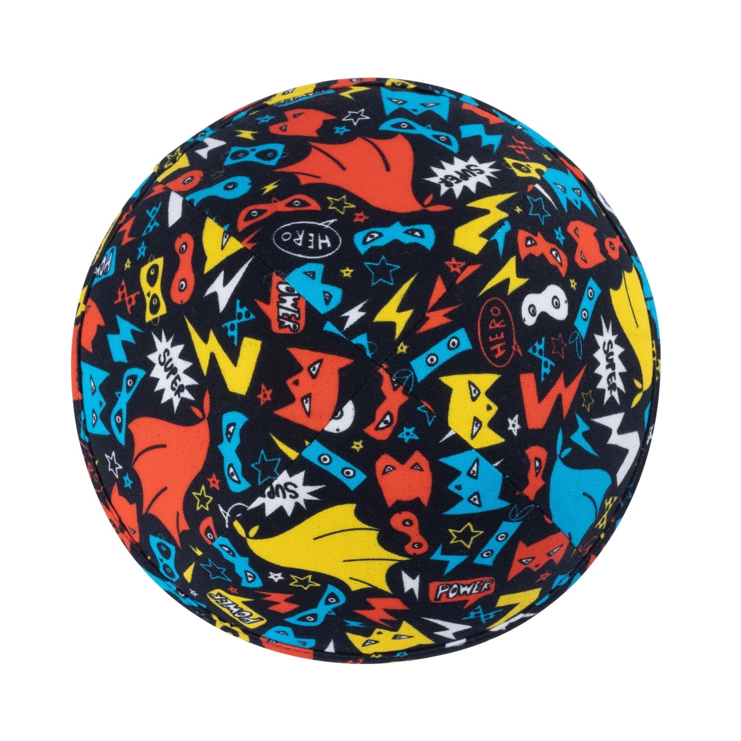 Yarmulka Kippah - side view showing six-panel design