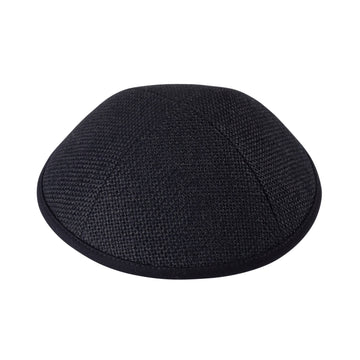 Black burlap iKippah kippah / yarmulke