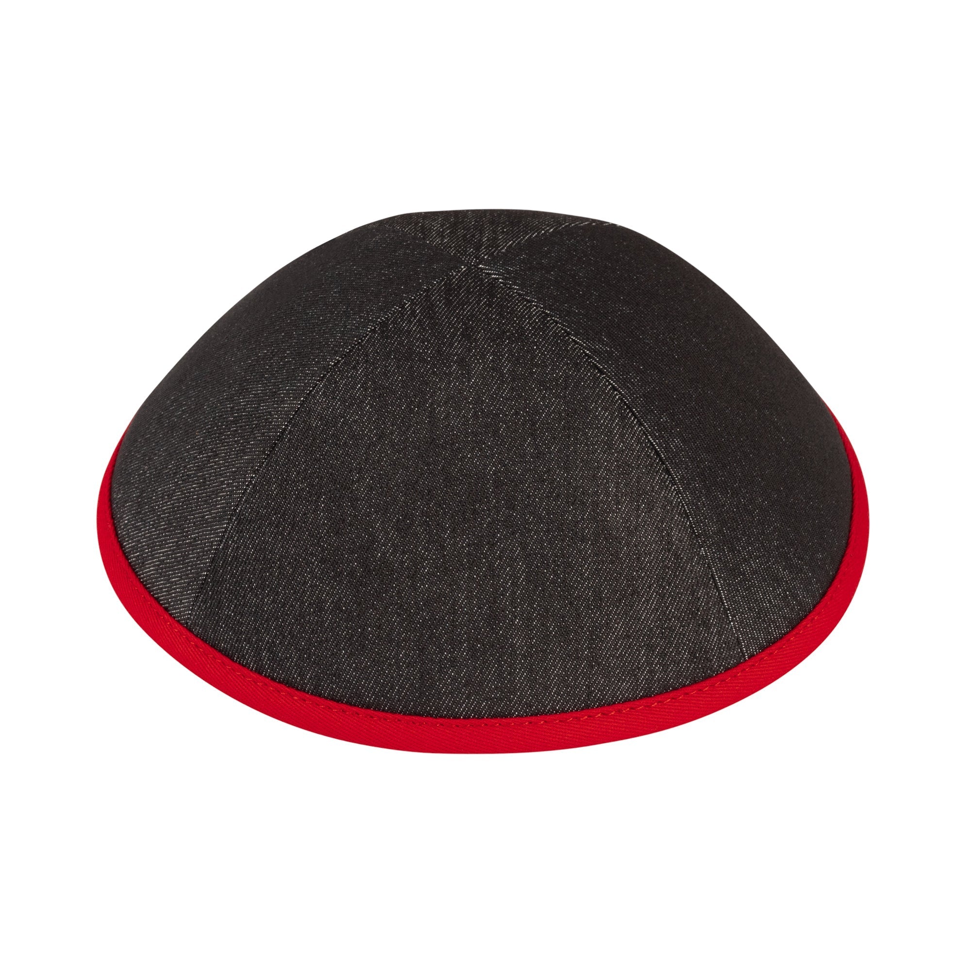 Red Denim Kippah for Boys - iKippah by Judaica Square