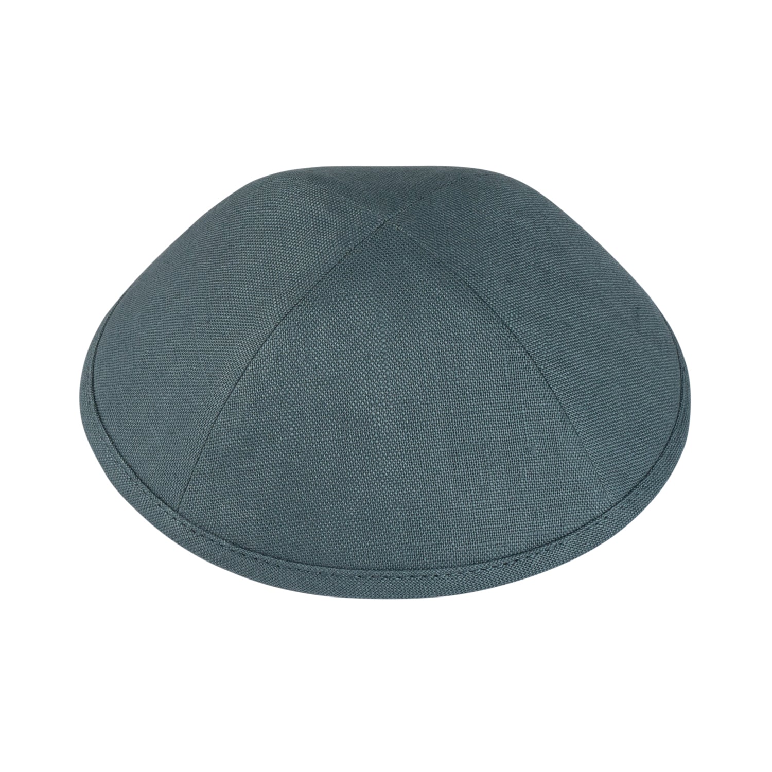 Blue Linen Kippah - iKippah by Judaica Square