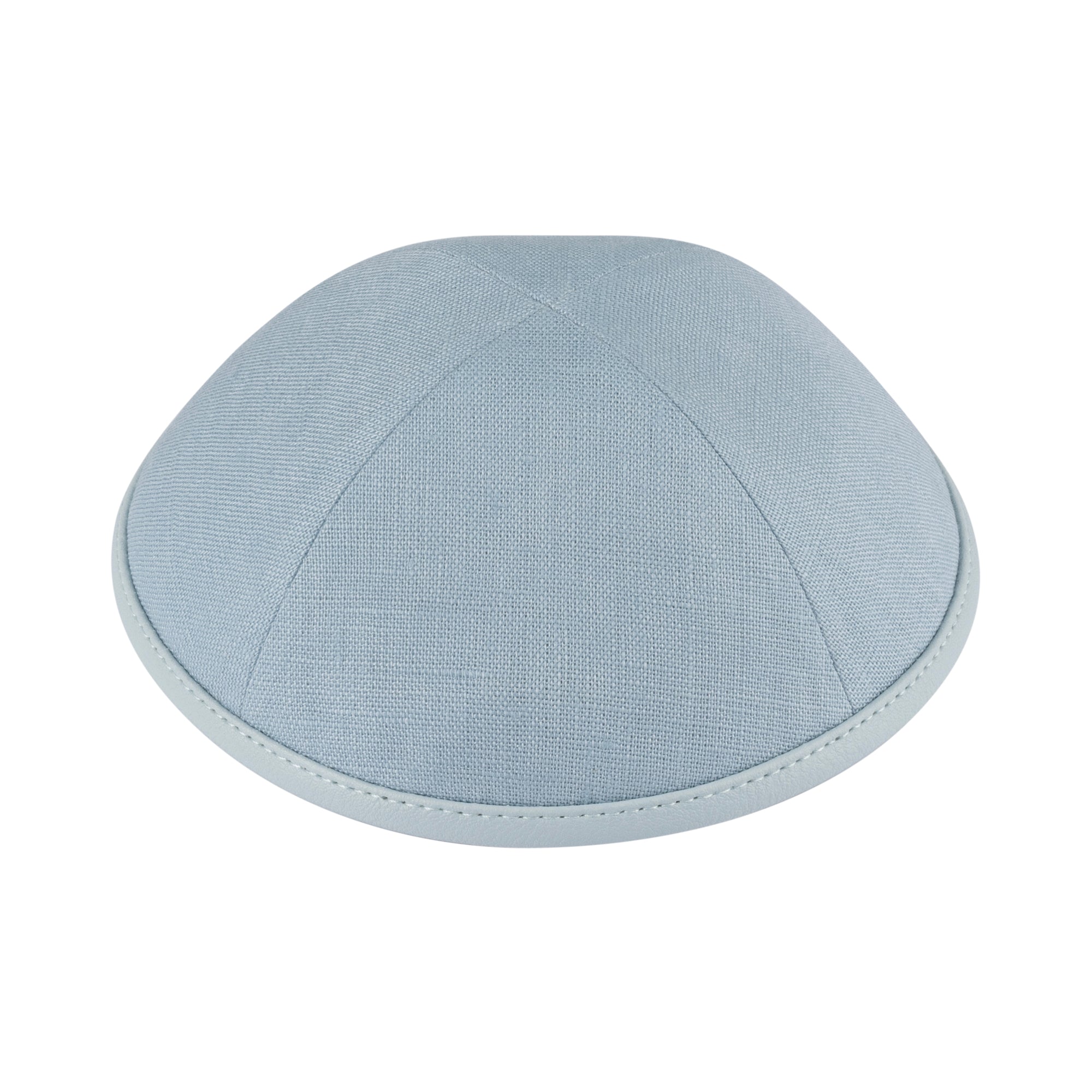 Blue Linen Kippah - iKippah by Judaica Square