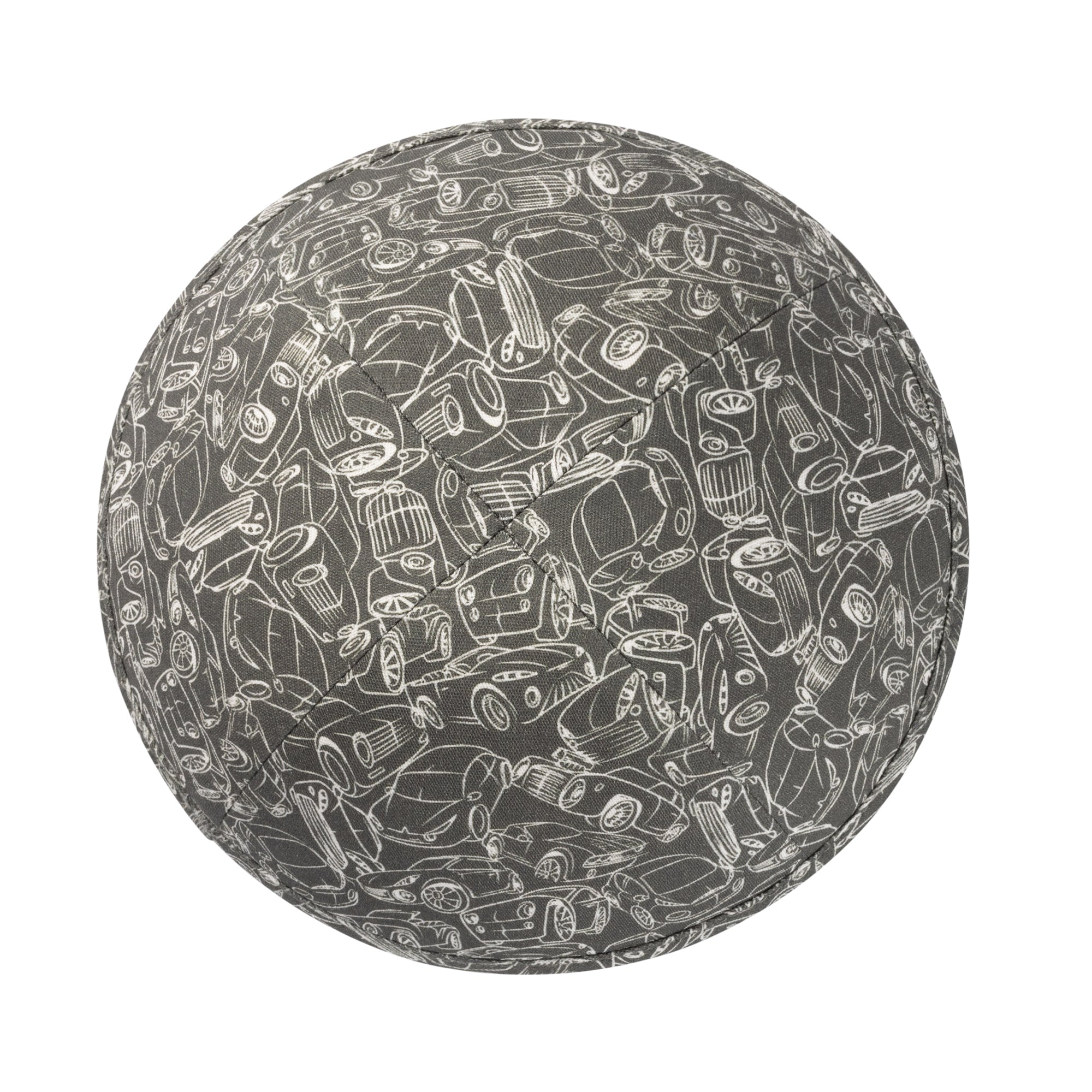 Yarmulka Kippah - side view showing six-panel design