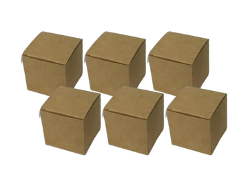 Brown Box 2x2x2" - 6 pcs — Judaica Decor