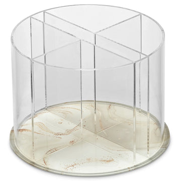 White Pearl Cutlery and Napkin Holder