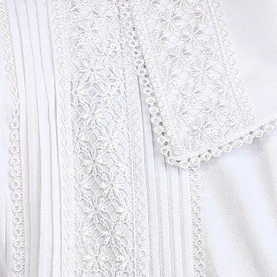 Malchut Kittel Flower Lace Design #2101 - Image 2