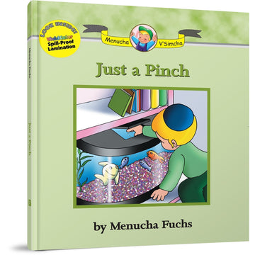 Just a Pinch front cover — Menucha Fuchs, hardcover, published by Menucha Publishers