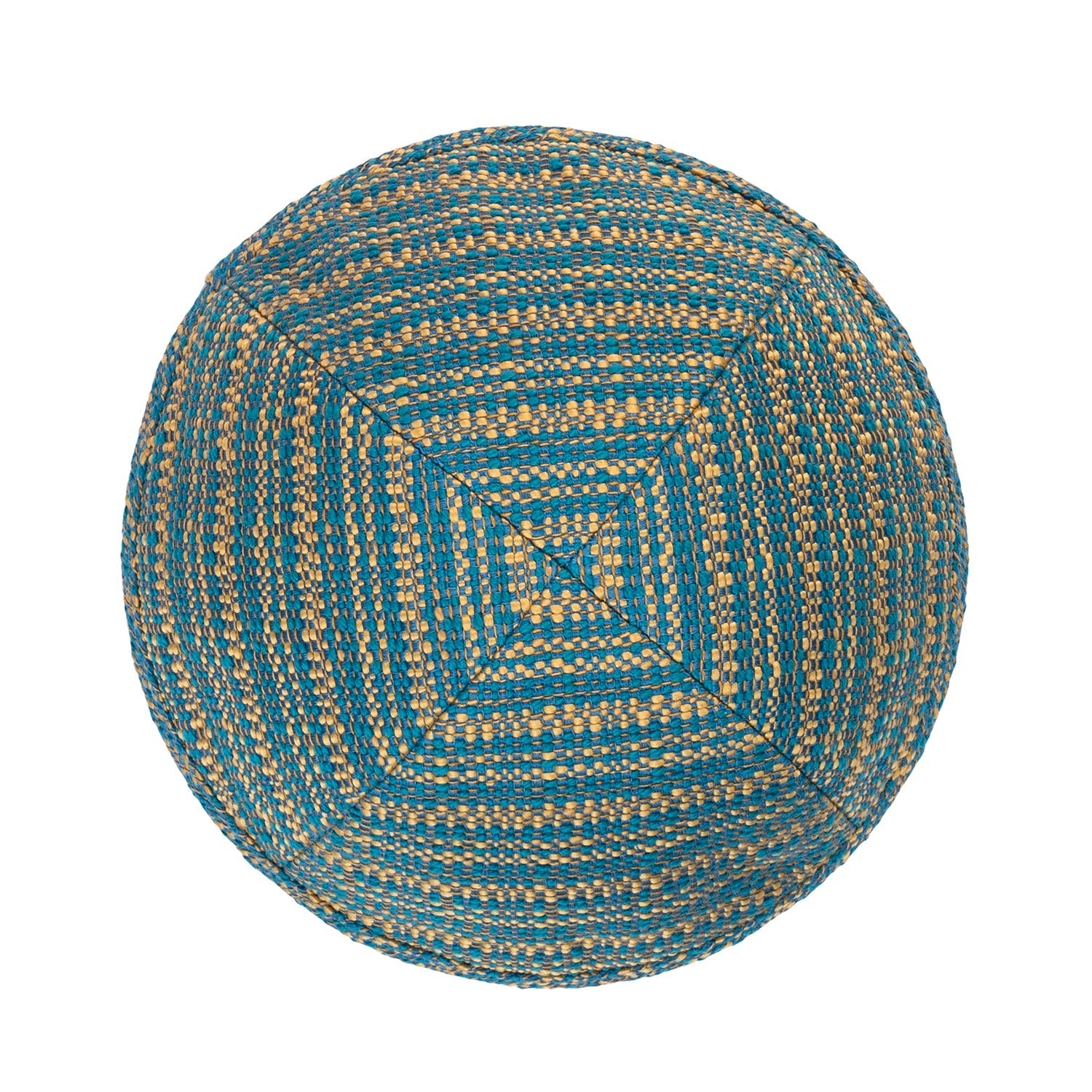 Cotton Kippah - side view showing six-panel design