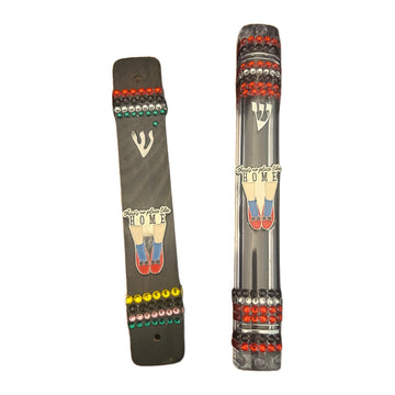 Mezuzah Case, There is No Place Like Home, Wizard of Oz Sparkle, pair view