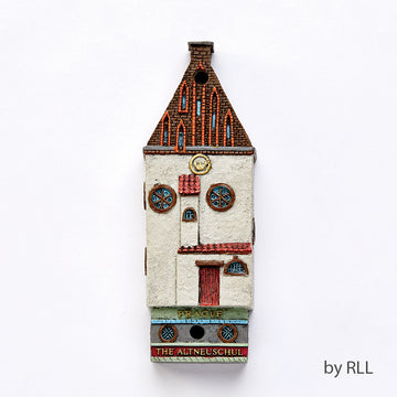 Rite Lite Mezuzah-The Altneuschul Prague, Resin
