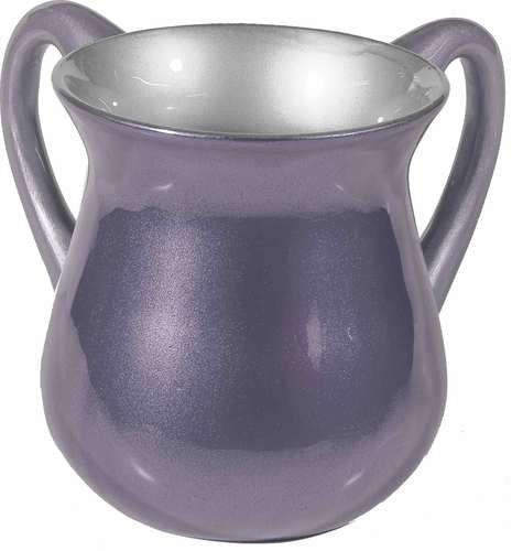 Small Emanuel Netillat Yadayim Cup- Purple (EM-NYB5)