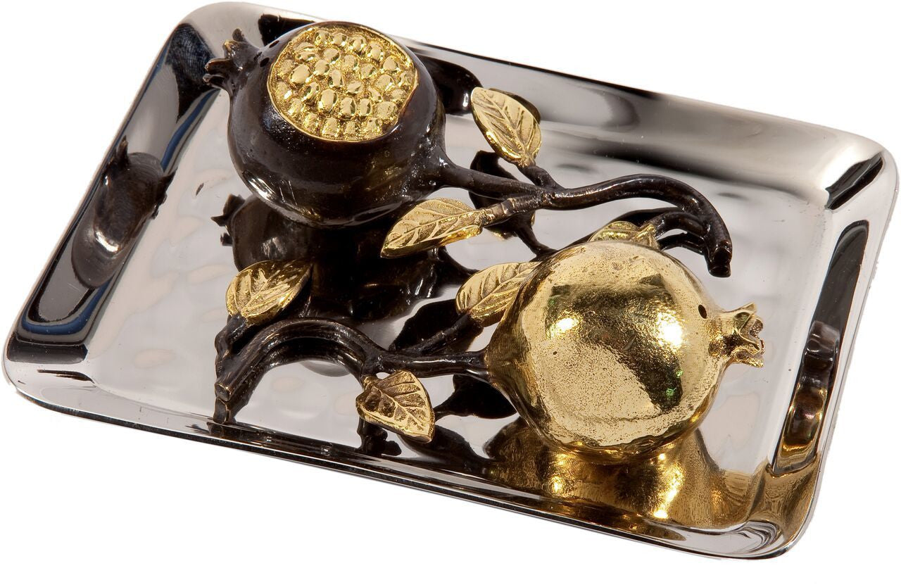 Emanuel Salt & Pepper with Copper Pomegranate Branch (EM-SAE1)