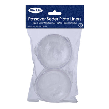 Rite Lite Set of 6 Round Seder Plate Liners