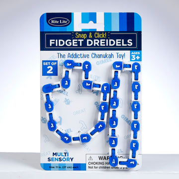 Rite Lite Snap N' Click Fidget Dreidels, Set of 2