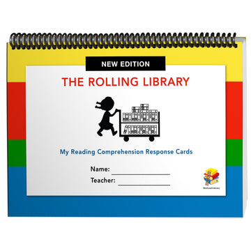 The Rolling Library: My Reading Comprehension Response Cards - New Edition front cover — published by Menucha Publishers