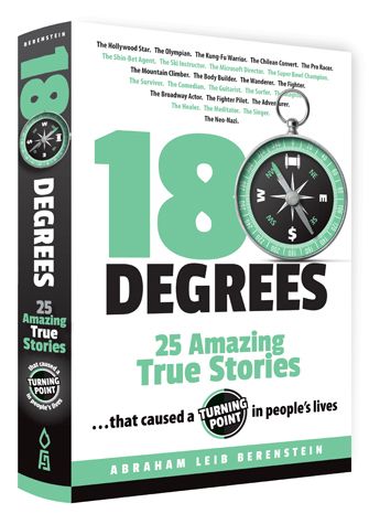 180 Degrees - Twenty Five Amazing True Stories — cover hardcover | Judaica Square Lakewood