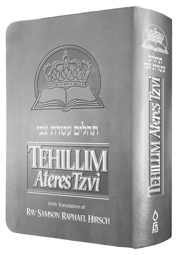 Tehillim Ateres Tzvi, Silver — cover | Judaica Square Lakewood