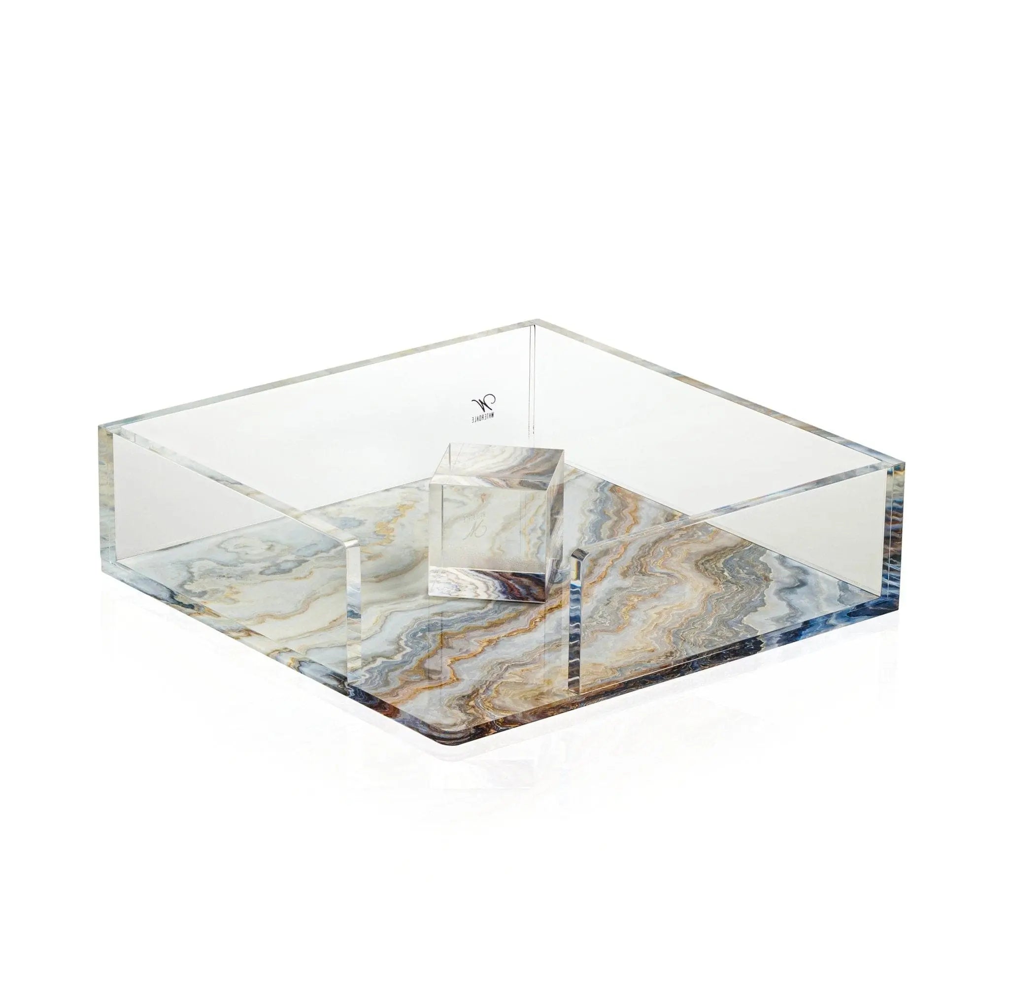 Agate Napkin Holder — detail view | Judaica Square Lakewood