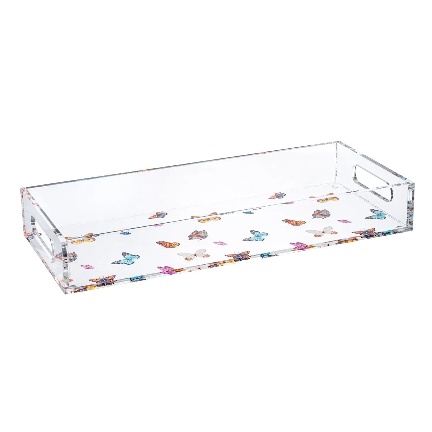 Butterfly Bread Towel Tray | Judaica Square Lakewood
