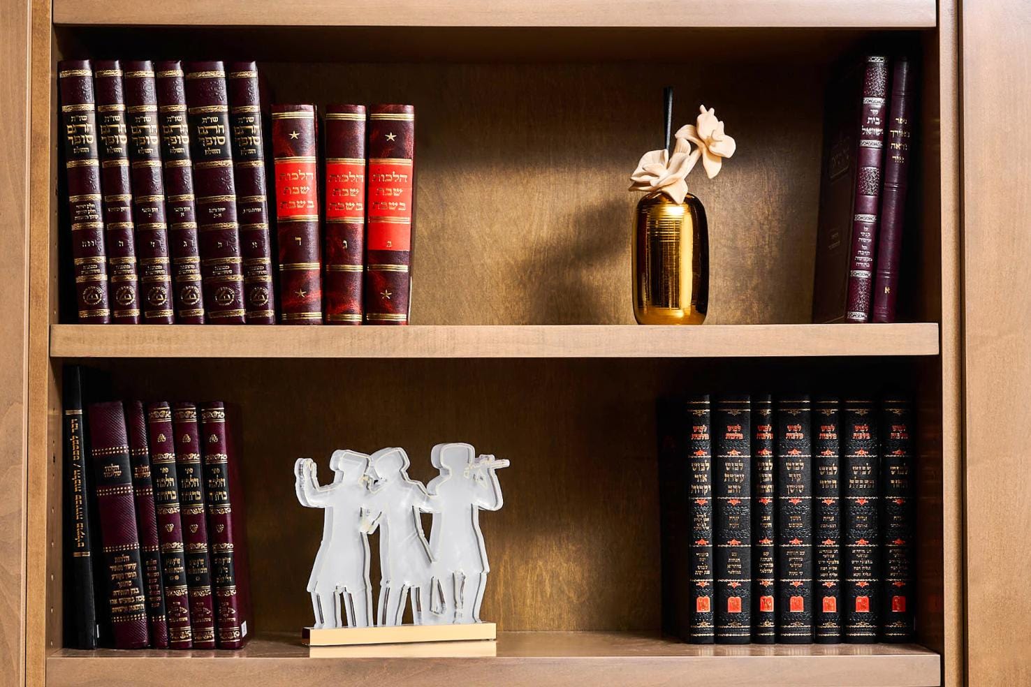 Chassidim Dancing Sculpture — detail view | Judaica Square Lakewood