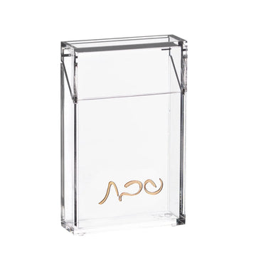 Classic Match Holder — Acrylic Shabbos Candle Tray (Waterdale Collection)