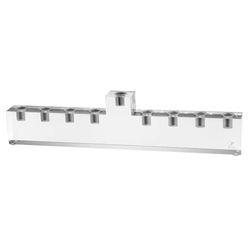 Clear Menorah — lucite Chanukah