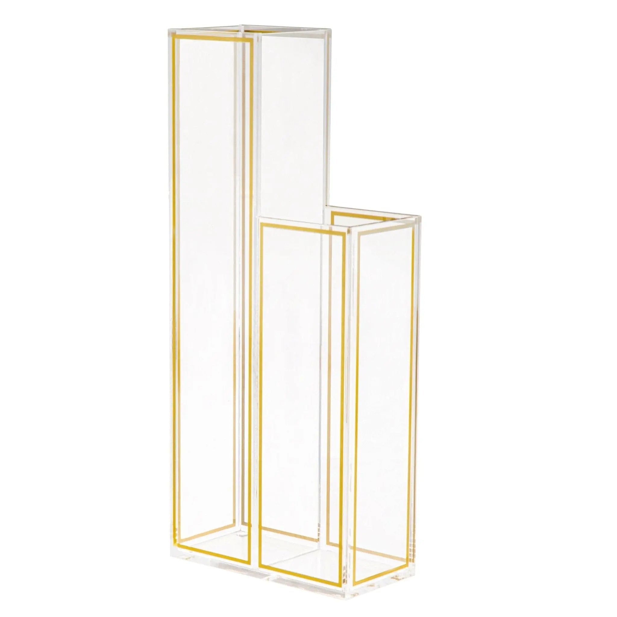 Double Outline Vase | Judaica Square Lakewood
