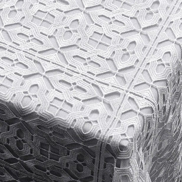 Filet Crochet Lace Tablecloth — Linens