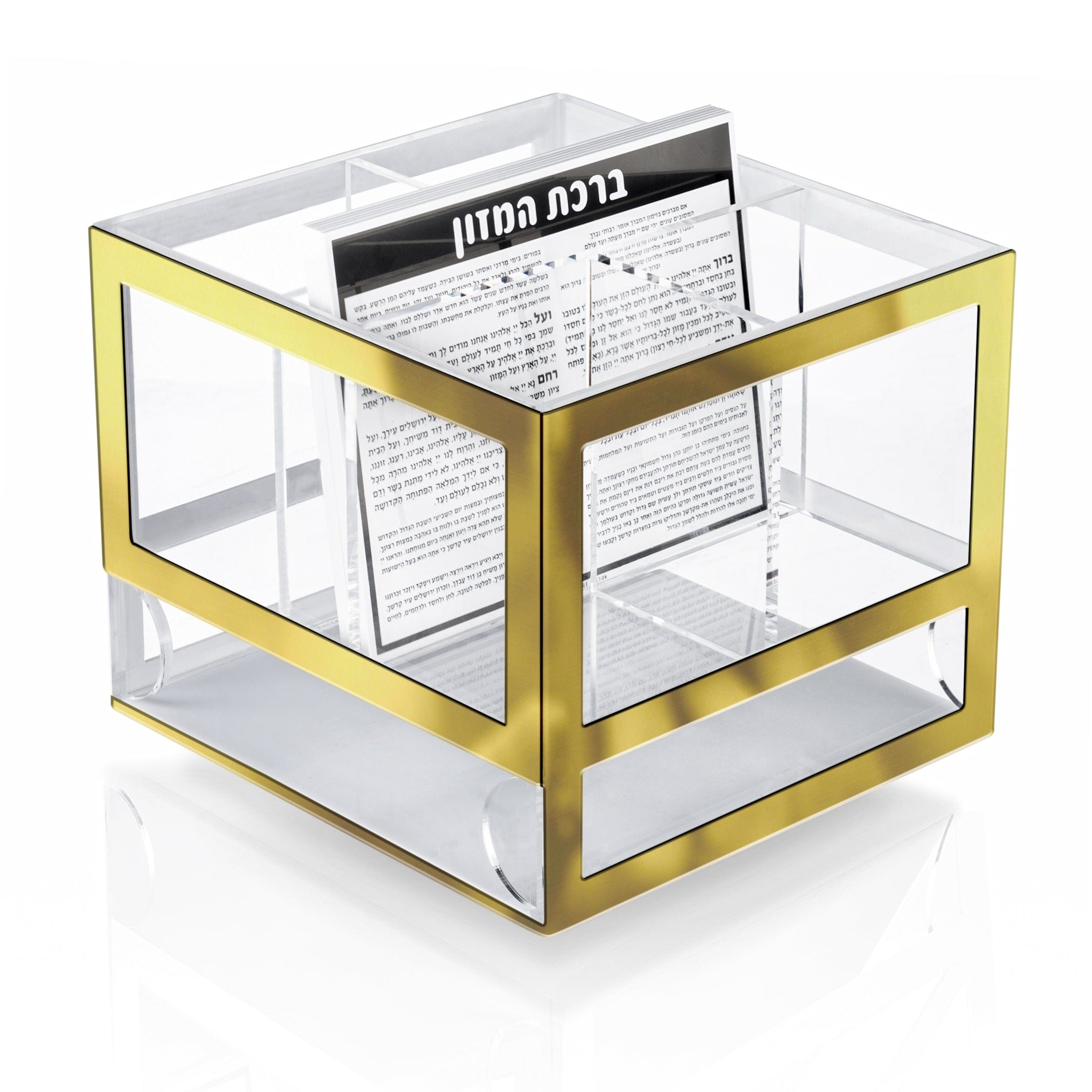 Gold Silverware Caddy Bencher Set — hero shot | Judaica Square Lakewood