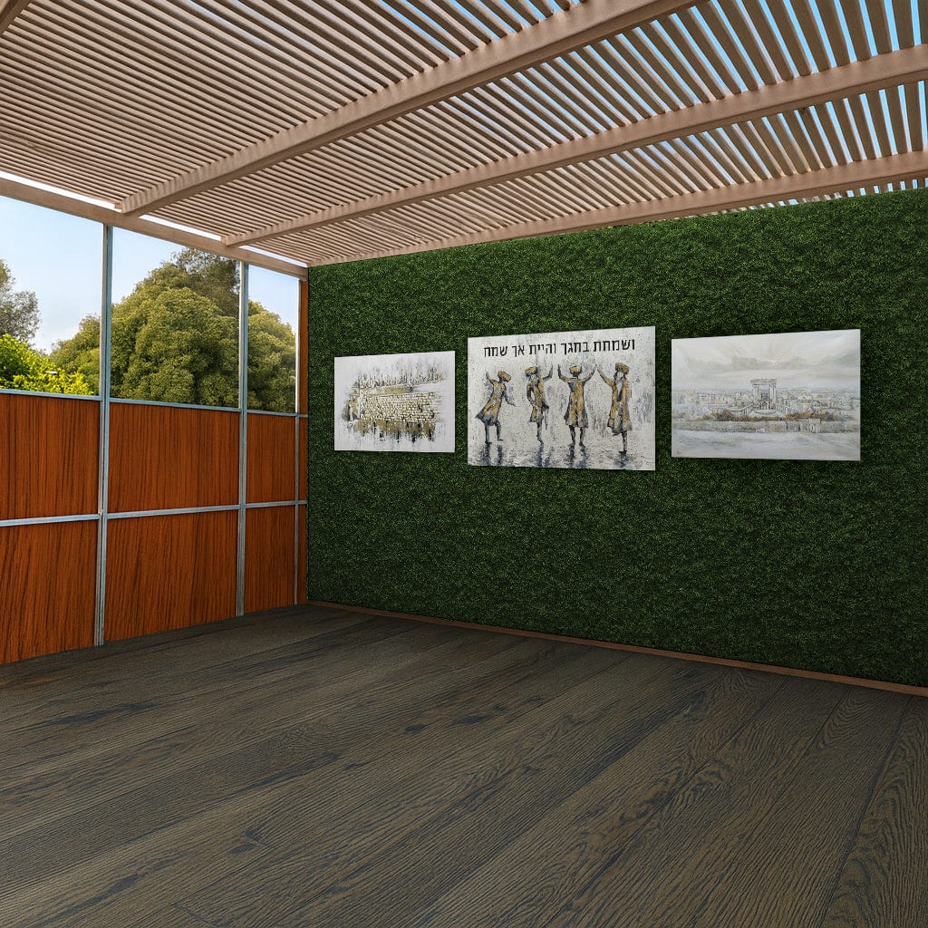 Greenery Vinyl Mural Sukkah Decoration