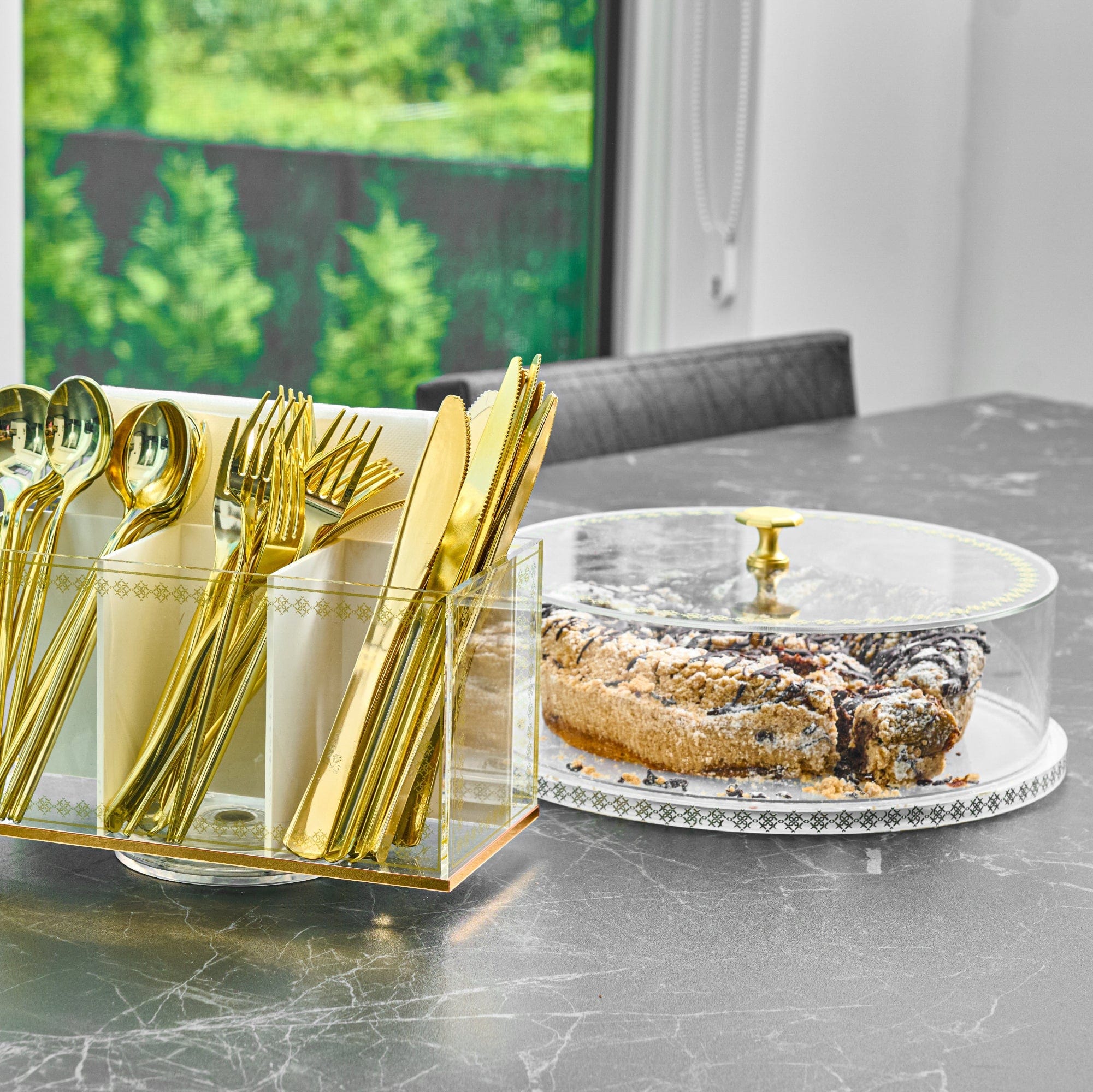 Inspired Cake Dome — detail view | Judaica Square Lakewood