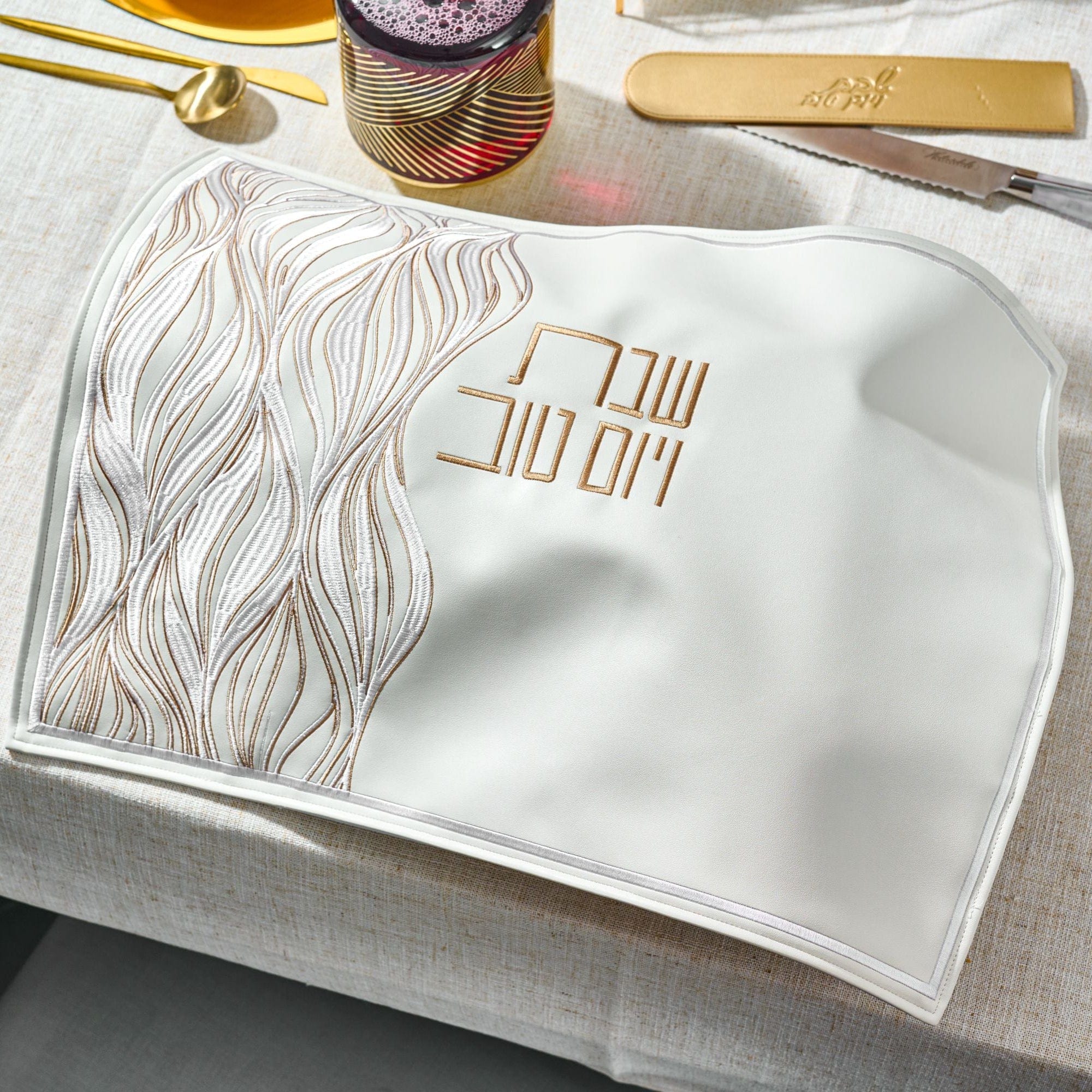 Lace Challah Cover — detail view | Judaica Square Lakewood