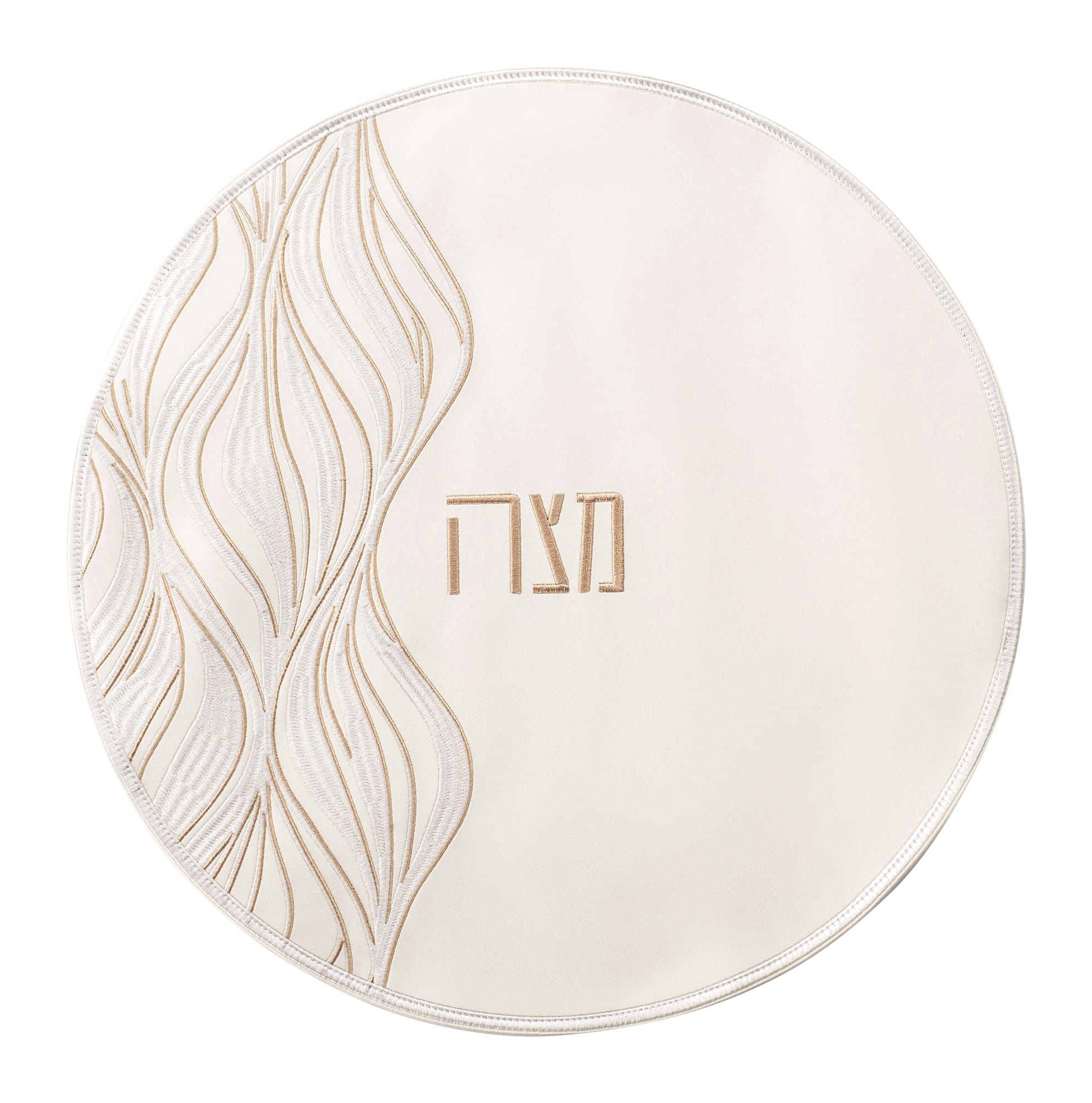 Lace Matzah Cover — Pesach Linens by Waterdale Collection — Silver Matzah Cover | Judaica Square Lakewood