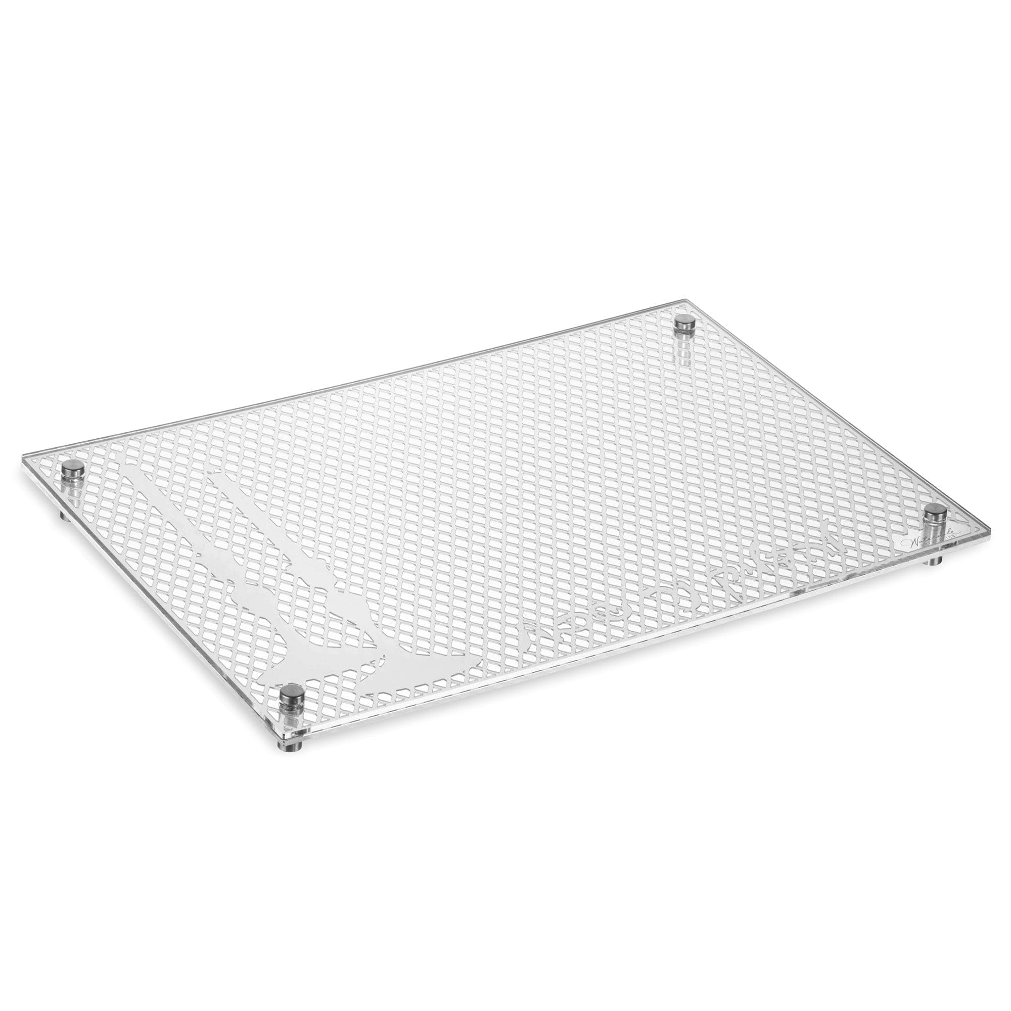 Laser Cut Hadlokas Neiros Tray — detail view | Judaica Square Lakewood