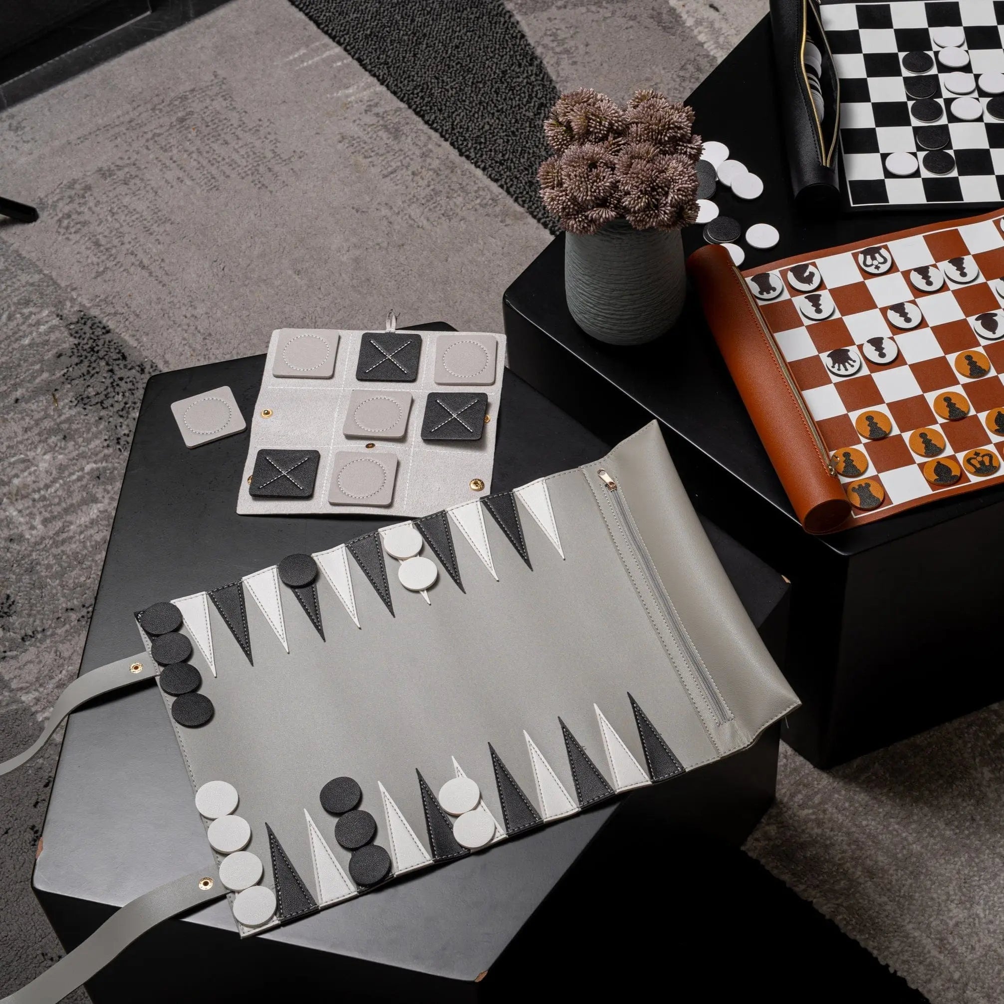 Leather Tic Tac Toe | Judaica Square Lakewood