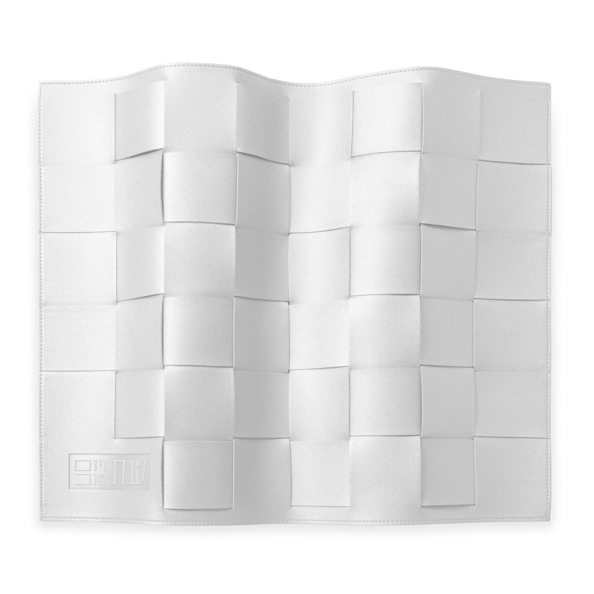 Leather Woven Challah Cover | Judaica Square Lakewood