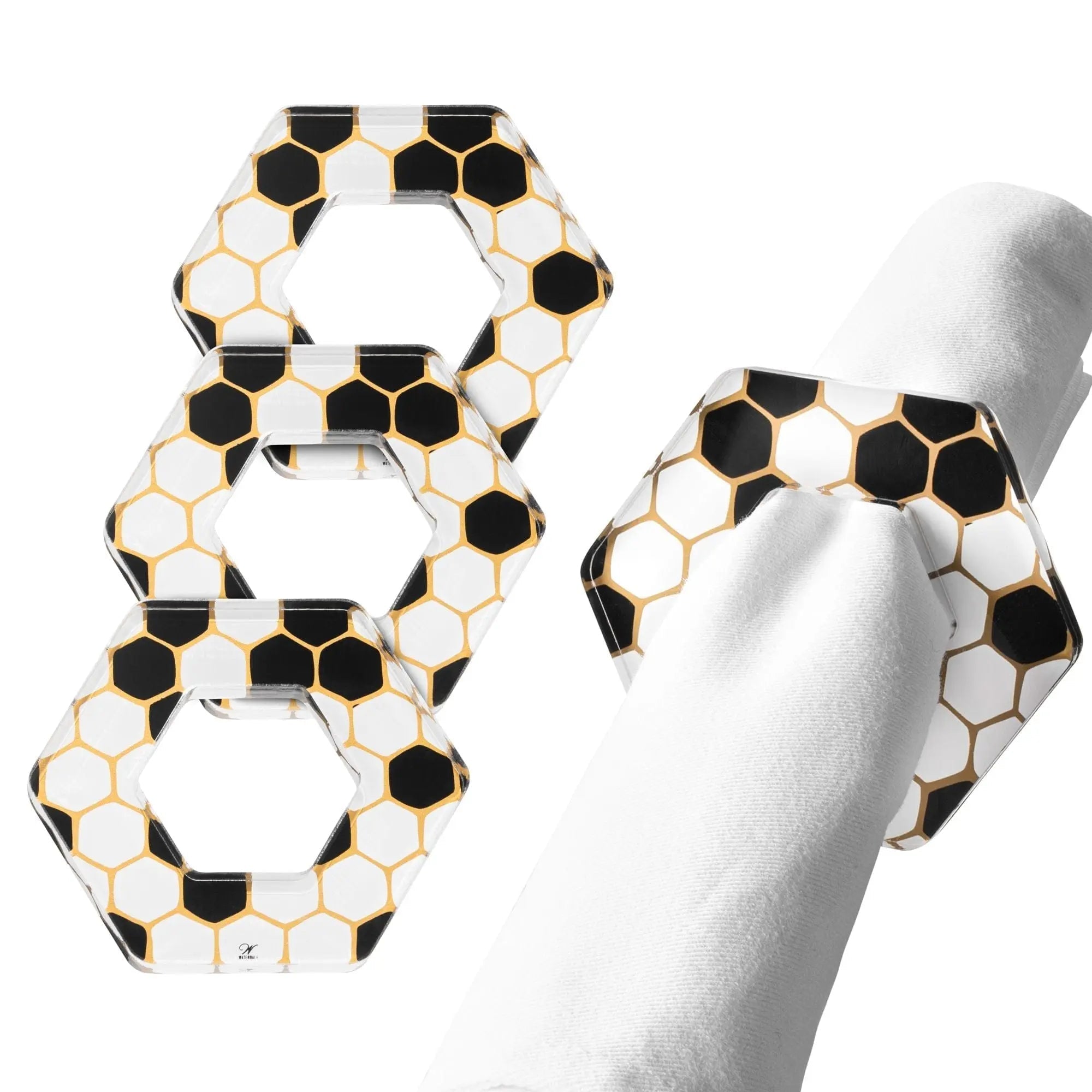 Onyx Napkin Rings | Judaica Square Lakewood