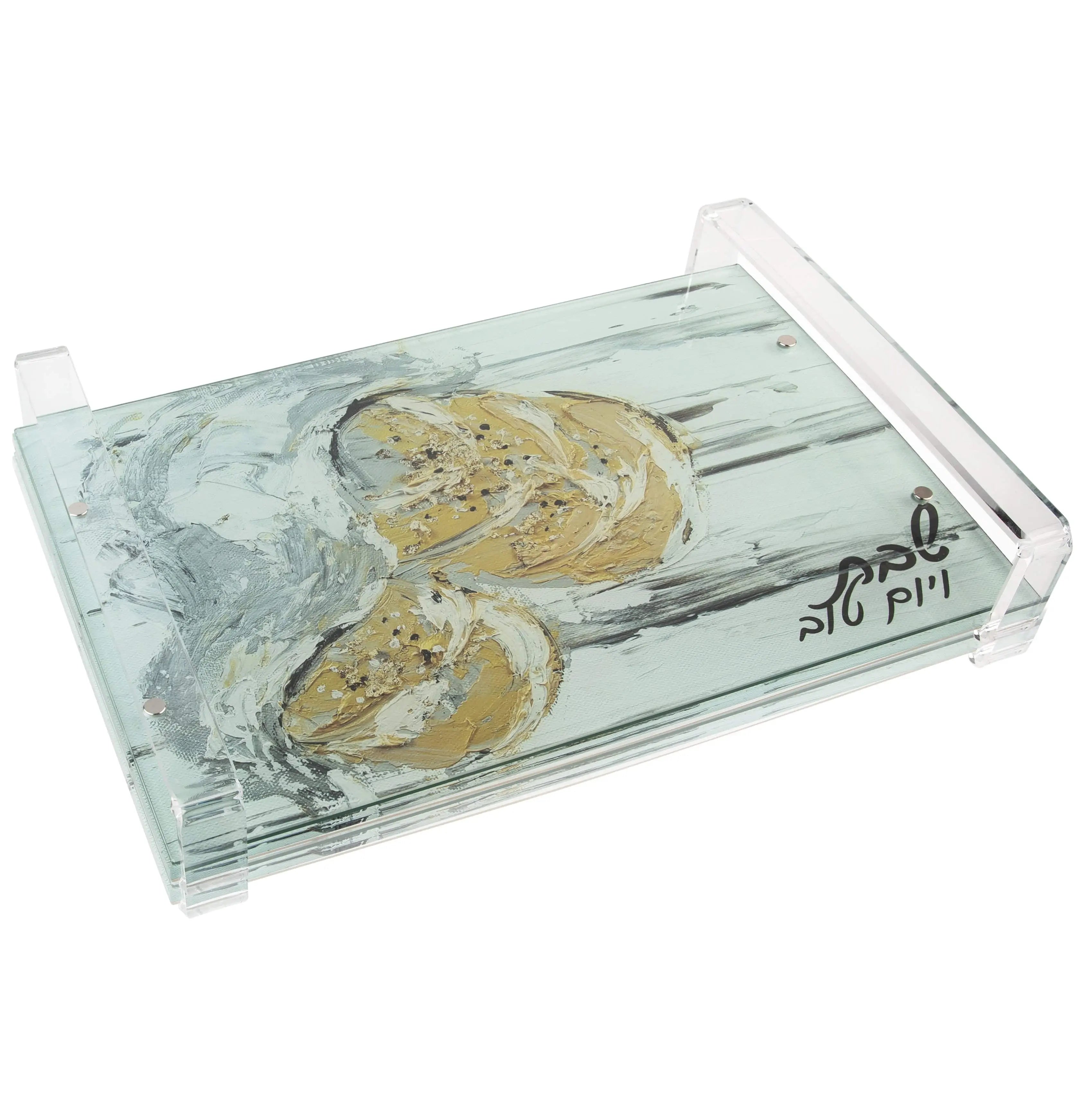 Painted Challah Board & Cover Set | Judaica Square Lakewood