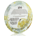 Painted Lucite Sukkah Decorations