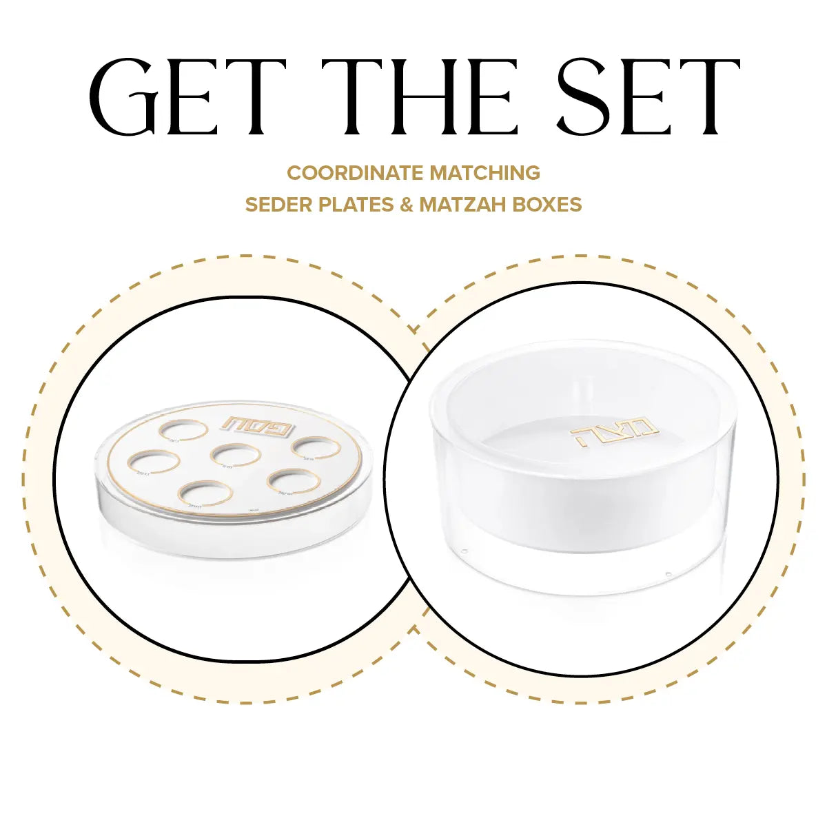 Suspended Seder Plate & Matzah Box | Judaica Square Lakewood