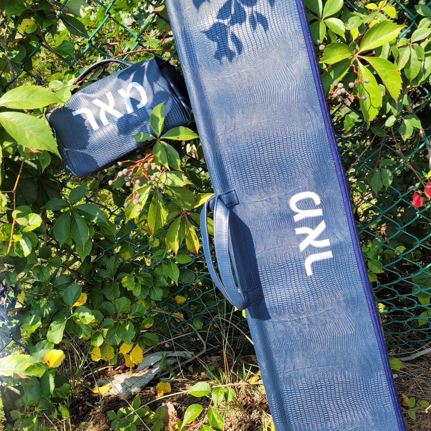 Textured Leather Esrog Bag