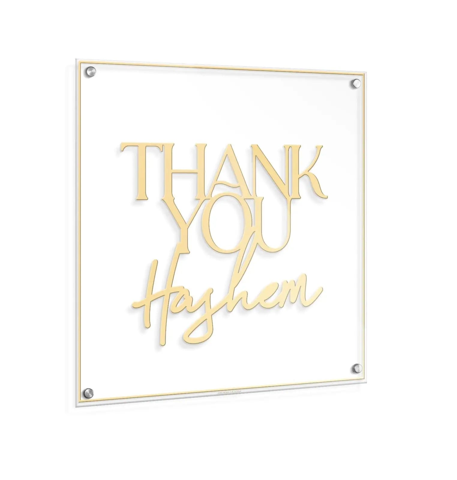 Thank You Hashem Wall Art — hero shot | Judaica Square Lakewood