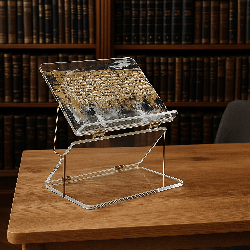 Kosel at Winter Foldable Shtender | Judaica Square Lakewood