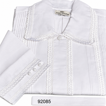 White Kittel — Double-Scalloped Lace