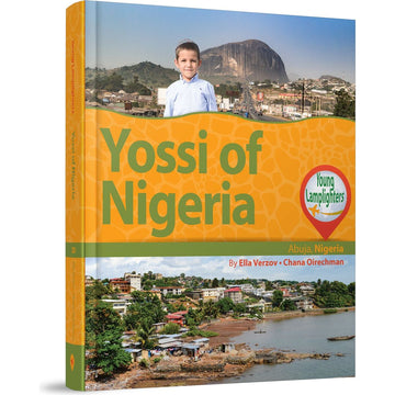 Yossi of Nigeria front cover — Chana Oirechman, hardcover, published by Menucha Publishers