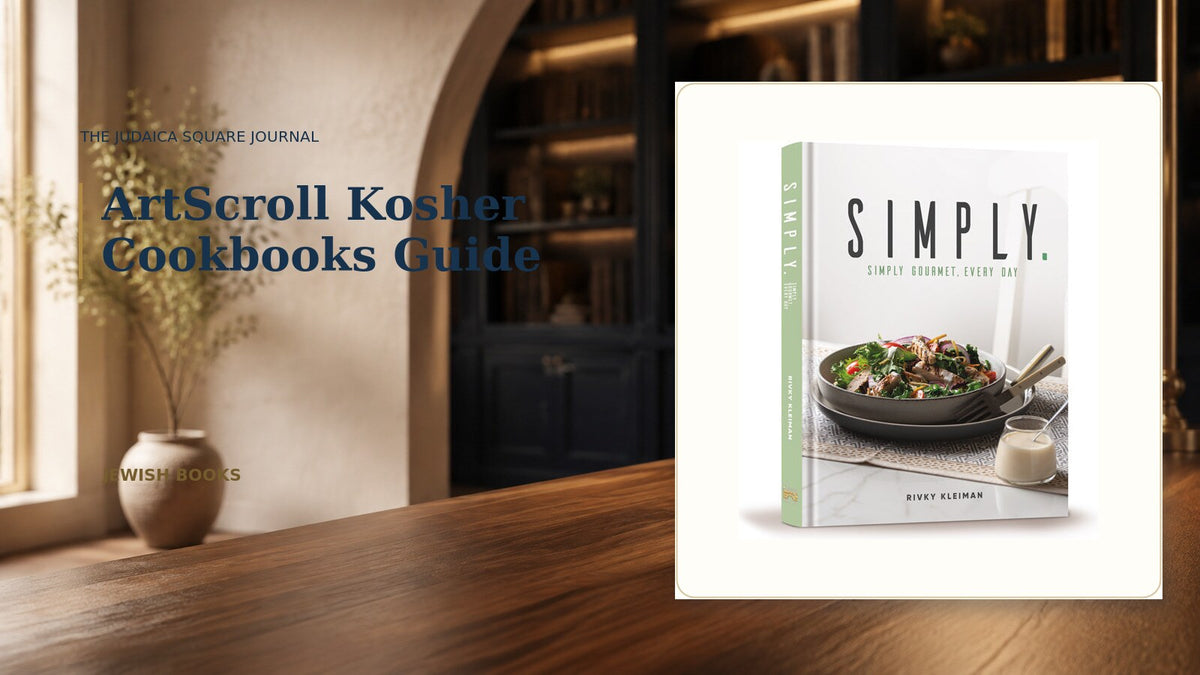 ArtScroll Simply cookbook displayed for a kosher cookbook buying guide