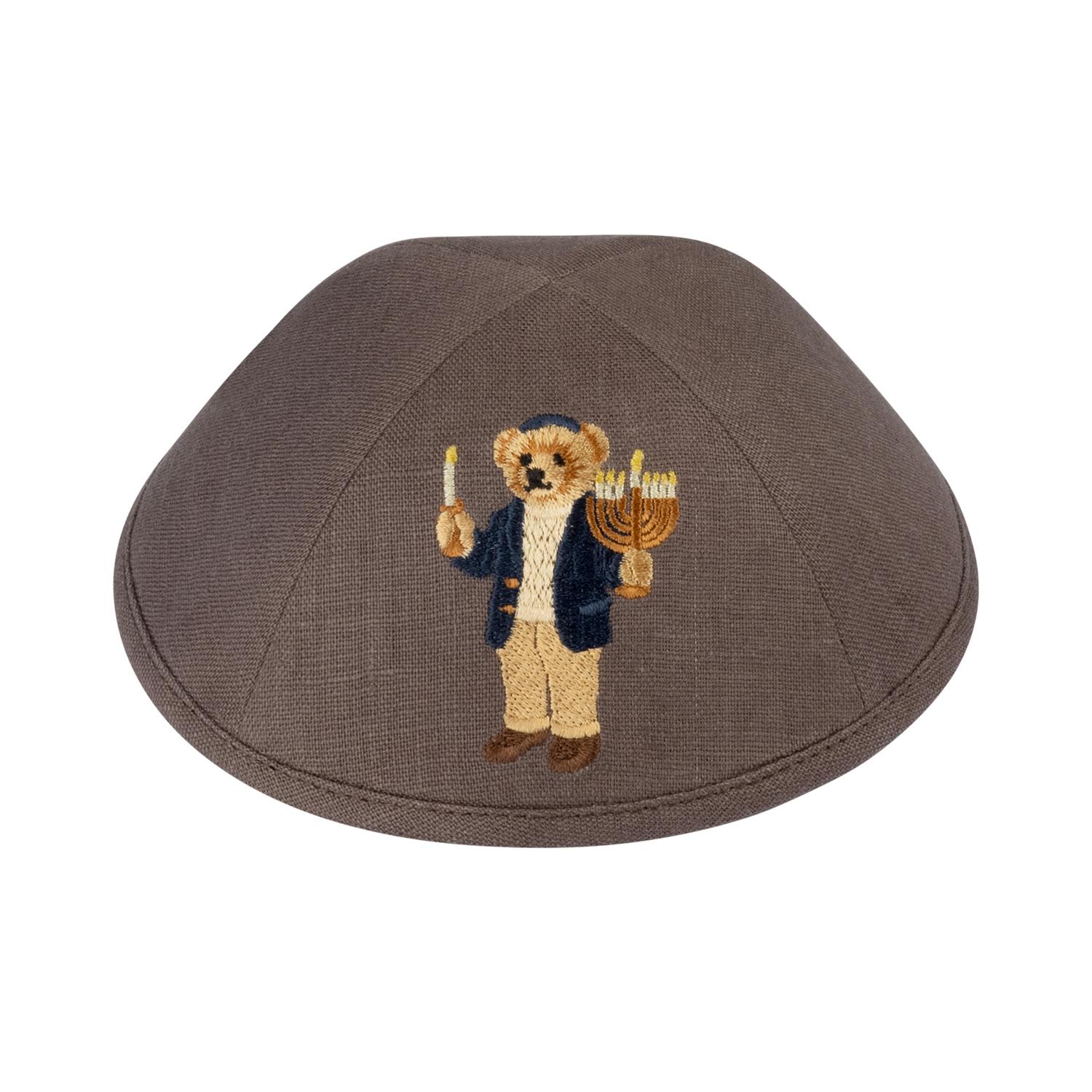 Linen Kippah for Upsherin - iKippah by Judaica Square