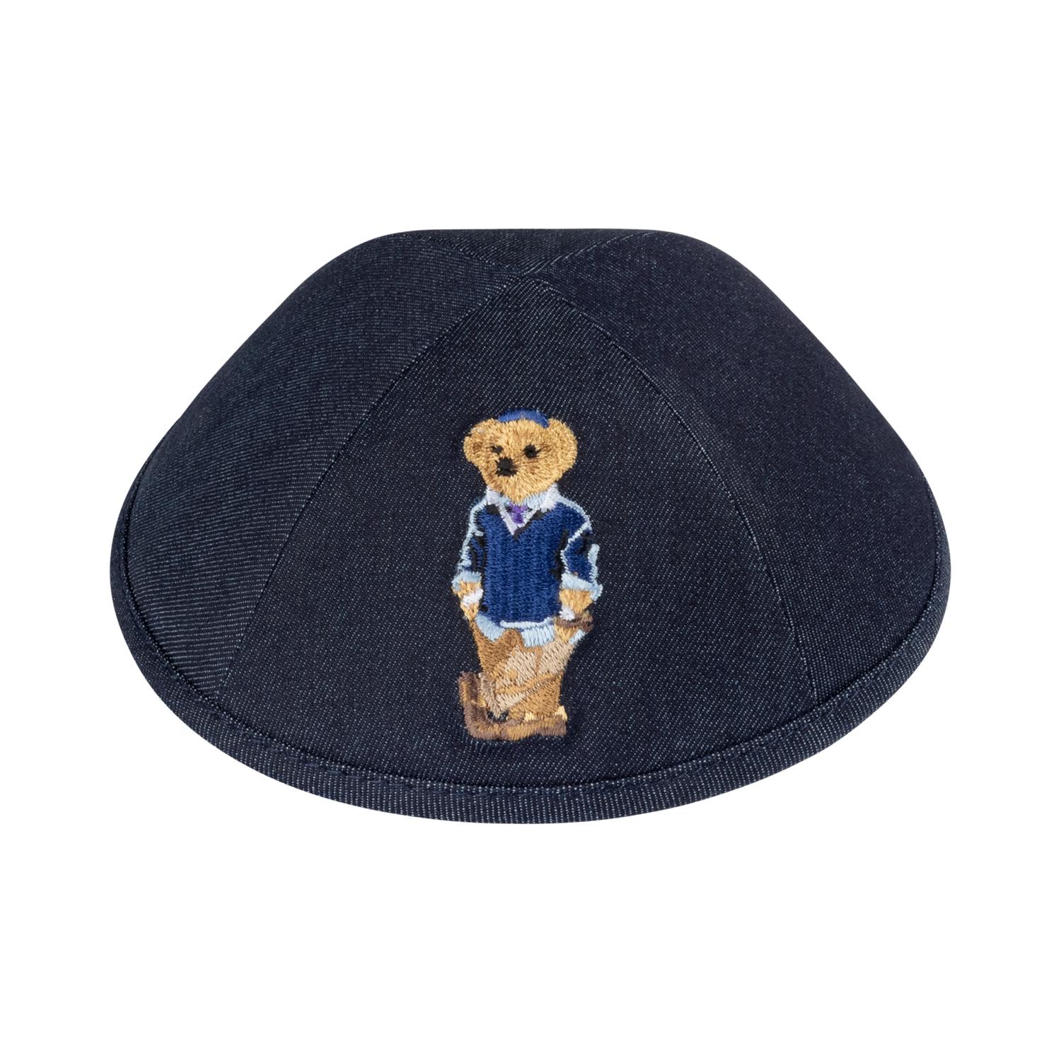 Denim Kippah for Upsherin - iKippah by Judaica Square