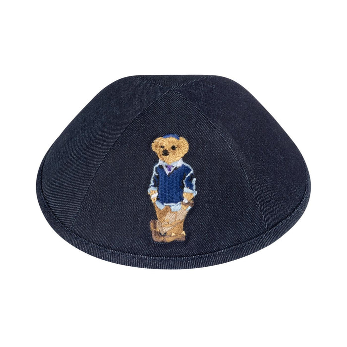 Denim Kippah for Upsherin - iKippah by Judaica Square
